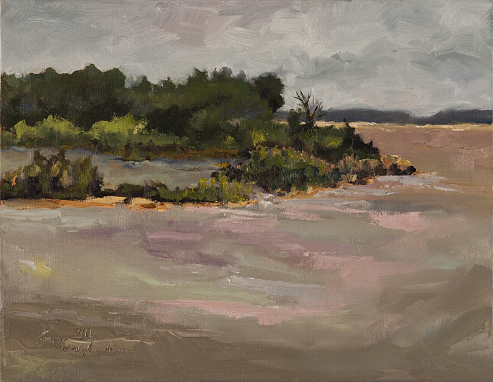 Chesapeake I | Oil on Canvas | 14" x 11" | Karyn Dingledine