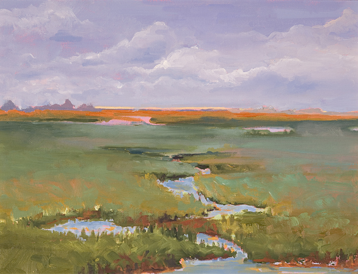 Low Country Tide | Oil on Canvas | 16" x 12" | Karyn Dingledine | Sold