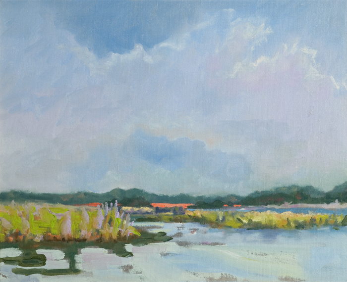 Marsh Narrows | Oil on Canvas | 14" x ``" | Karyn Dingledine