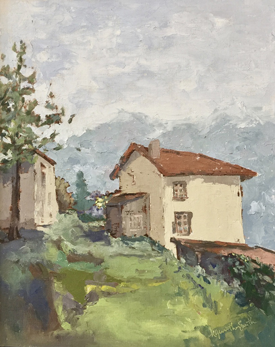 Montorno Home | Oil on Canvas | 11" x 14" | Karyn Gunther Smith